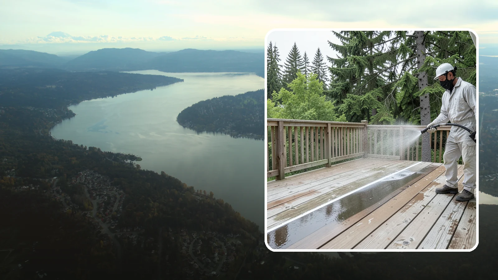 Deck Stain Stripping in Sammamish, King County, WA - Strip failing, peeling deck stain down to bare wood so a new finish can adhere properly.