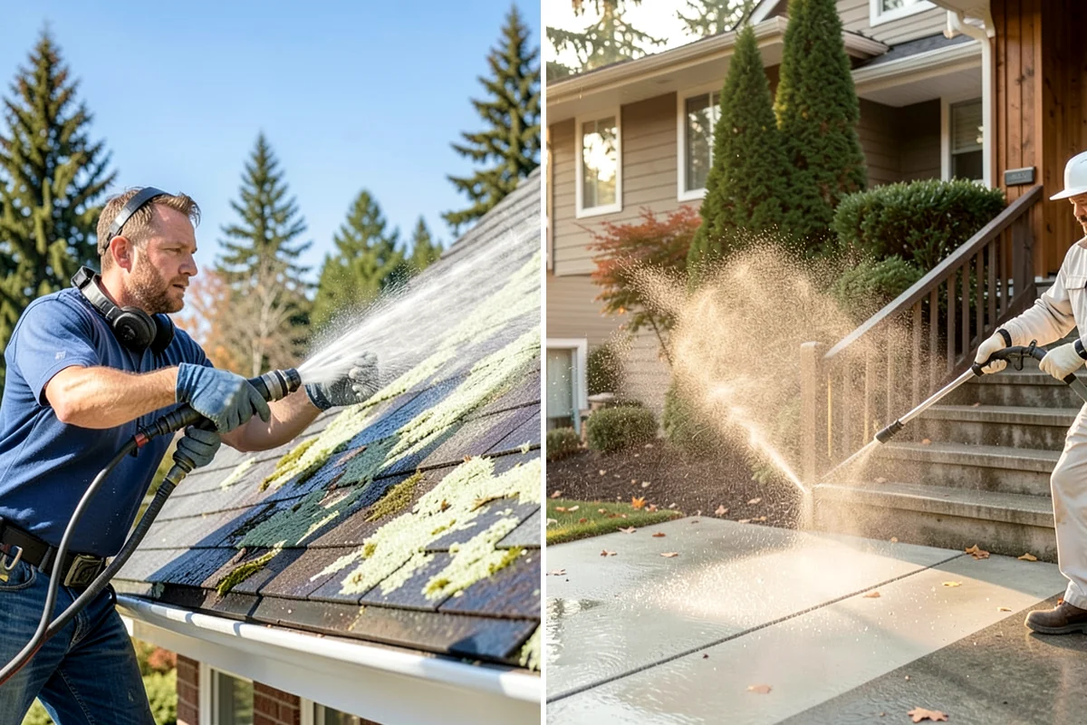 Deck Stain Stripping in Seattle, King County, WA - Apply a stain stripper to the failing finish
