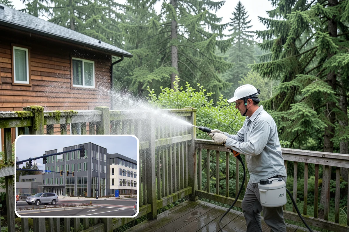 Deck Stain Stripping in Shoreline, King County, WA - Removes peeling, failing stain completely