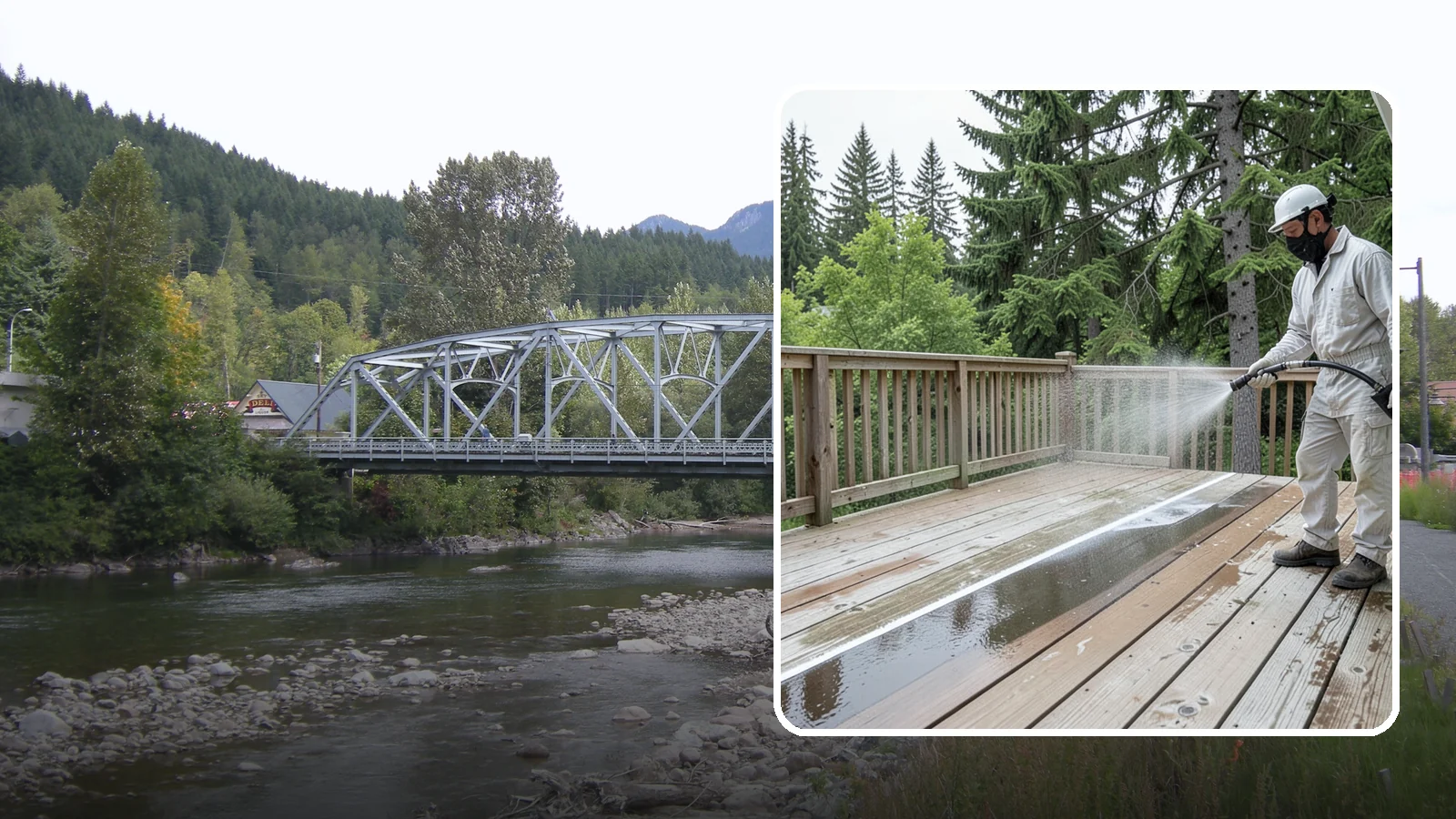 Deck Stain Stripping in Skykomish, King County, WA - Strip failing, peeling deck stain down to bare wood so a new finish can adhere properly.