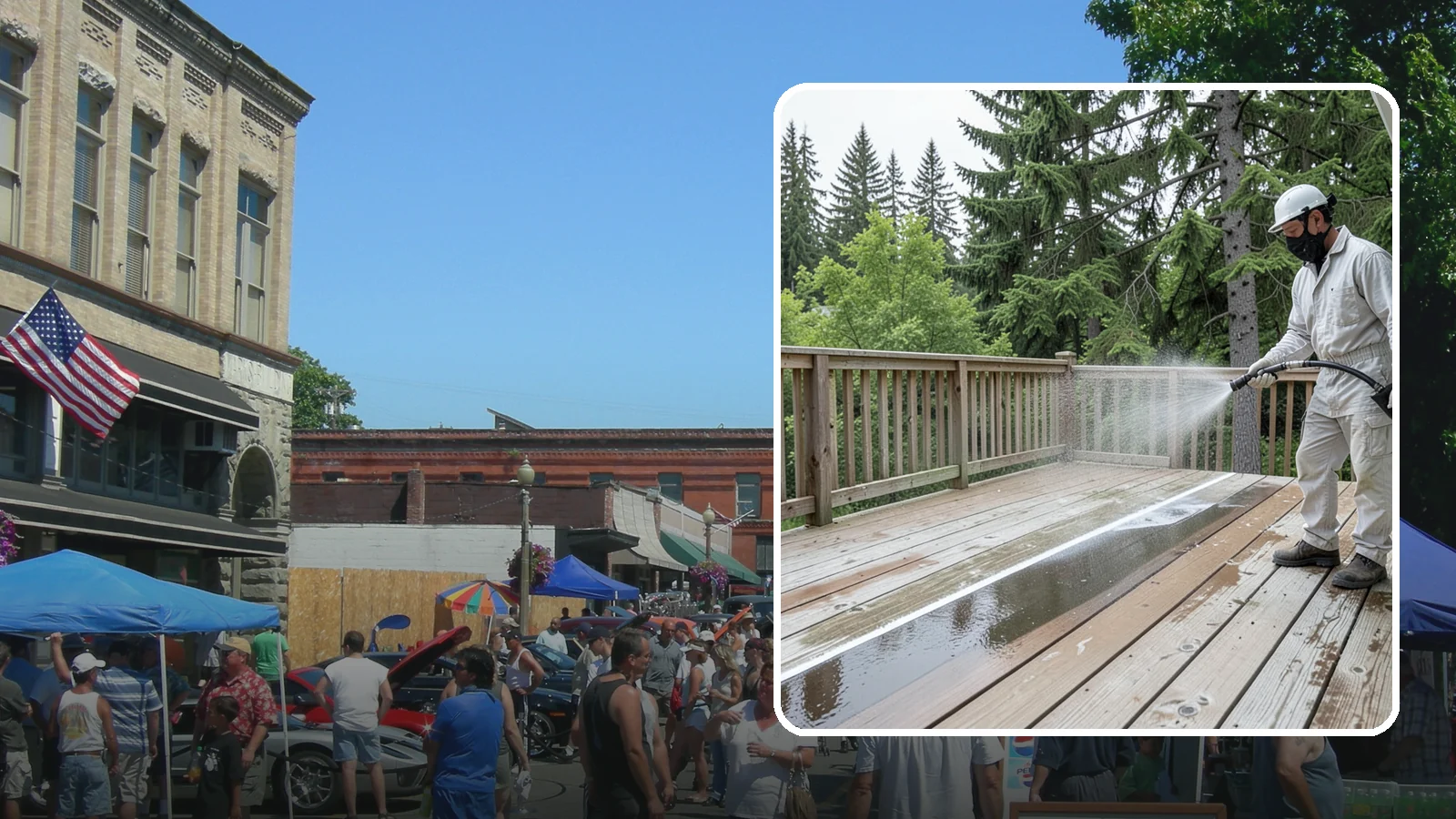 Deck Stain Stripping in Snohomish, Snohomish County, WA - Strip failing, peeling deck stain down to bare wood so a new finish can adhere properly.