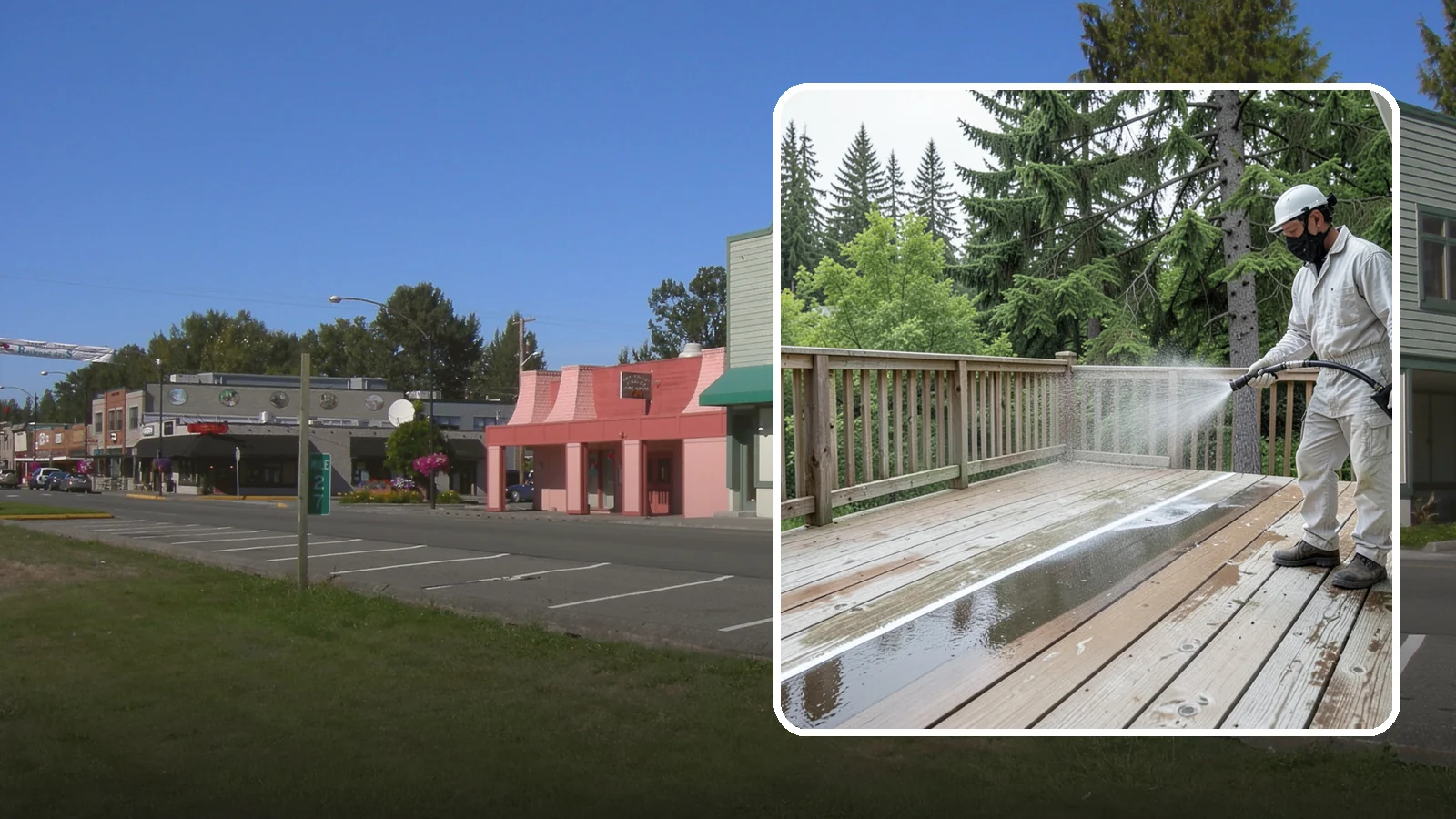 Deck Stain Stripping in Snoqualmie, King County, WA - Strip failing, peeling deck stain down to bare wood so a new finish can adhere properly.
