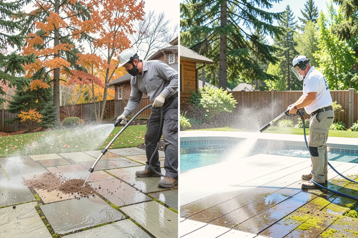 Deck Stain Stripping in Stanwood, Snohomish County, WA - Apply a stain stripper to the failing finish