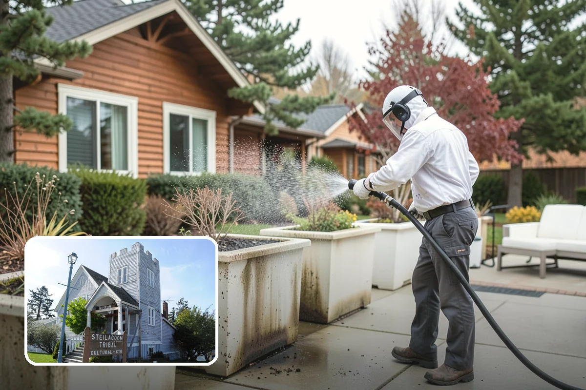 Deck Stain Stripping in Steilacoom, Pierce County, WA - Removes peeling, failing stain completely