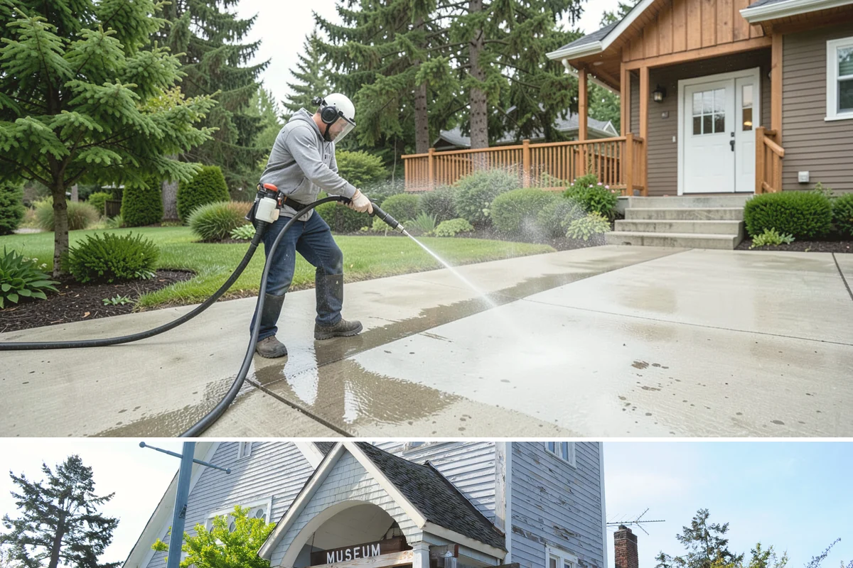 Deck Stain Stripping in Steilacoom, Pierce County, WA - Strip deck stain in a dry summer window so bare wood dries before recoating.