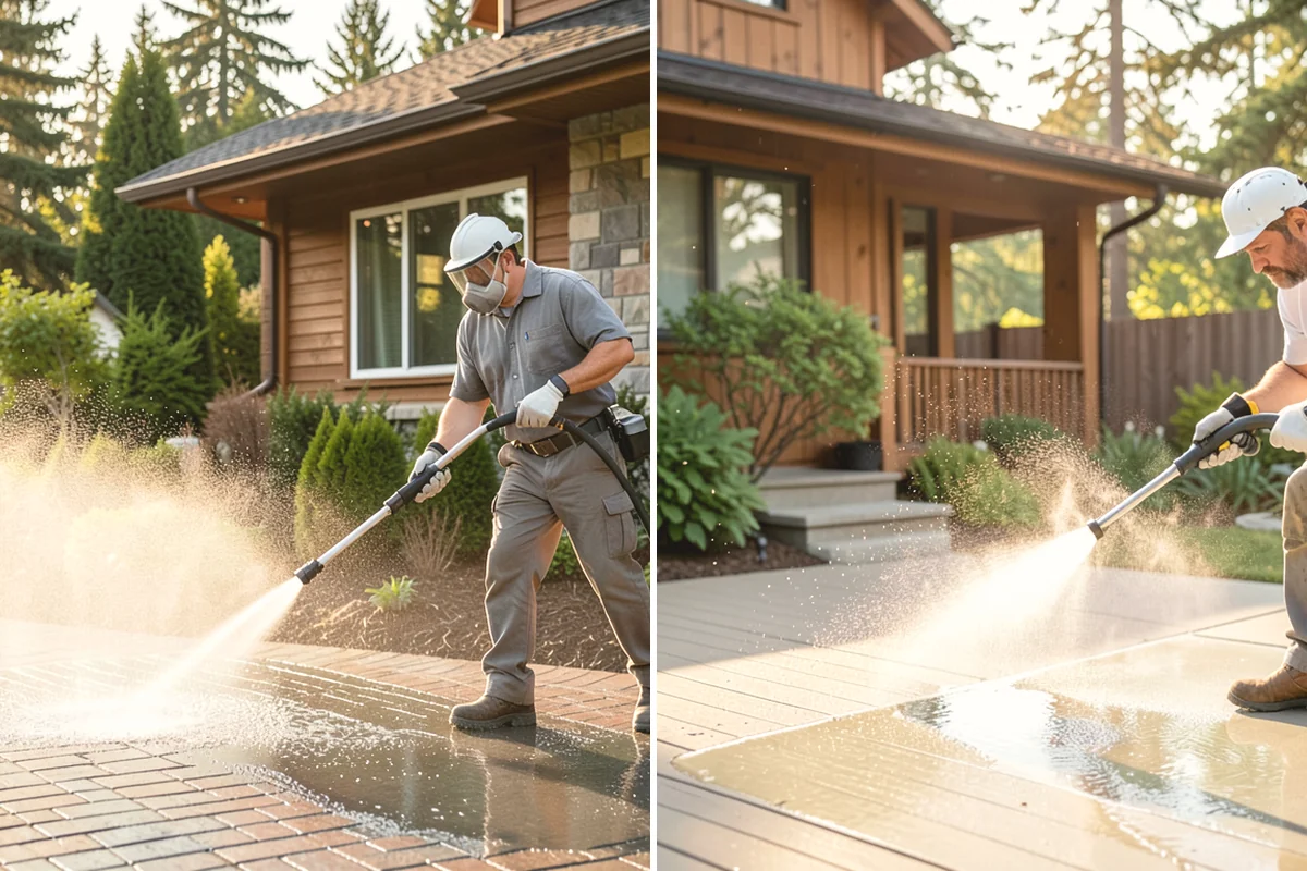 Deck Stain Stripping in Tukwila, King County, WA - Apply a stain stripper to the failing finish