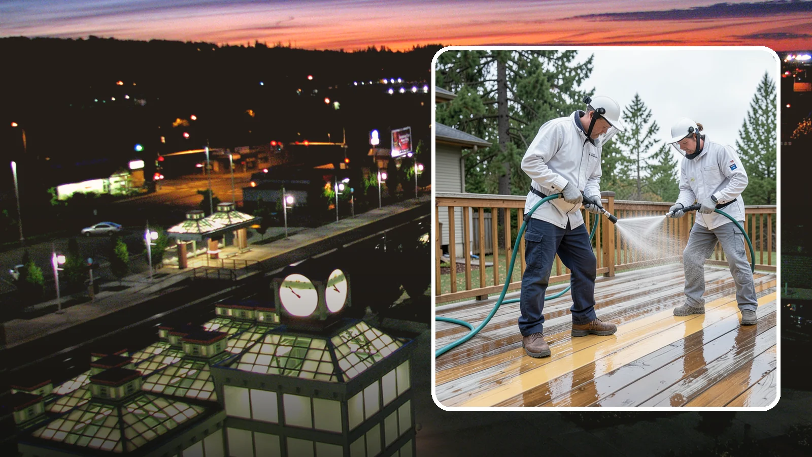 Deck Staining in Auburn, King County, WA - Full-color and semi-transparent deck staining that restores warmth and adds durable, UV- and moisture-resistant protection to...