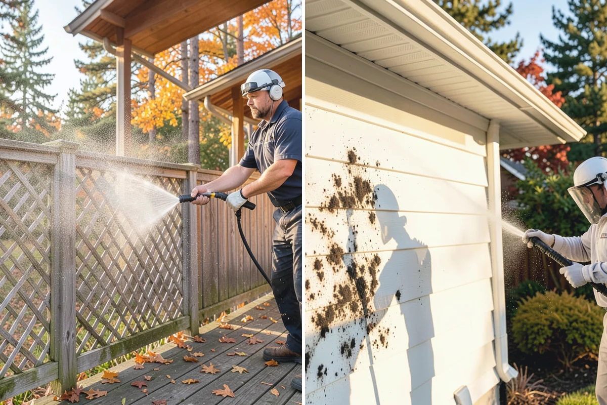 Deck Staining in Auburn, King County, WA - Strip old coatings or clean and dull the existing finish