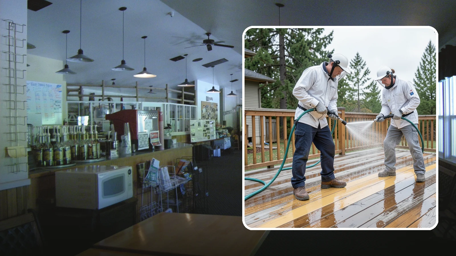 Deck Staining in Black Diamond, King County, WA - Full-color and semi-transparent deck staining that restores warmth and adds durable, UV- and moisture-resistant protection to...
