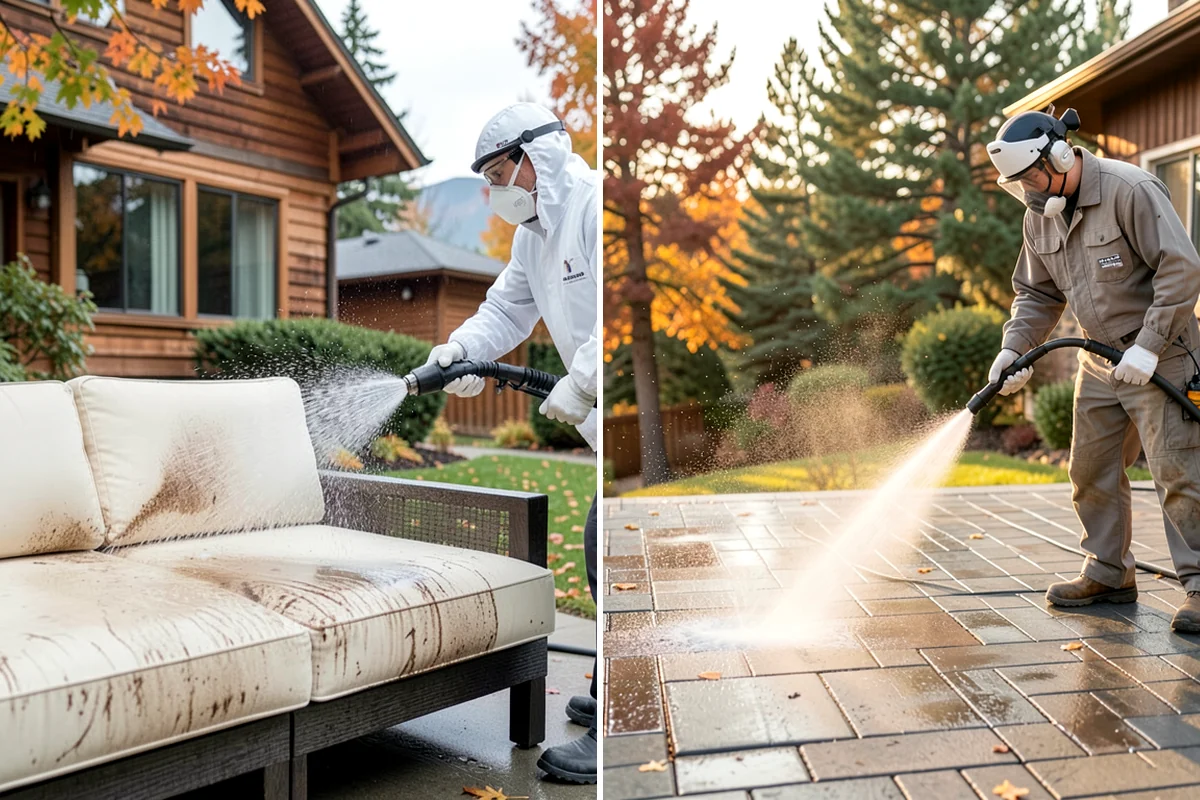 Deck Staining in Clyde Hill, King County, WA - Strip old coatings or clean and dull the existing finish