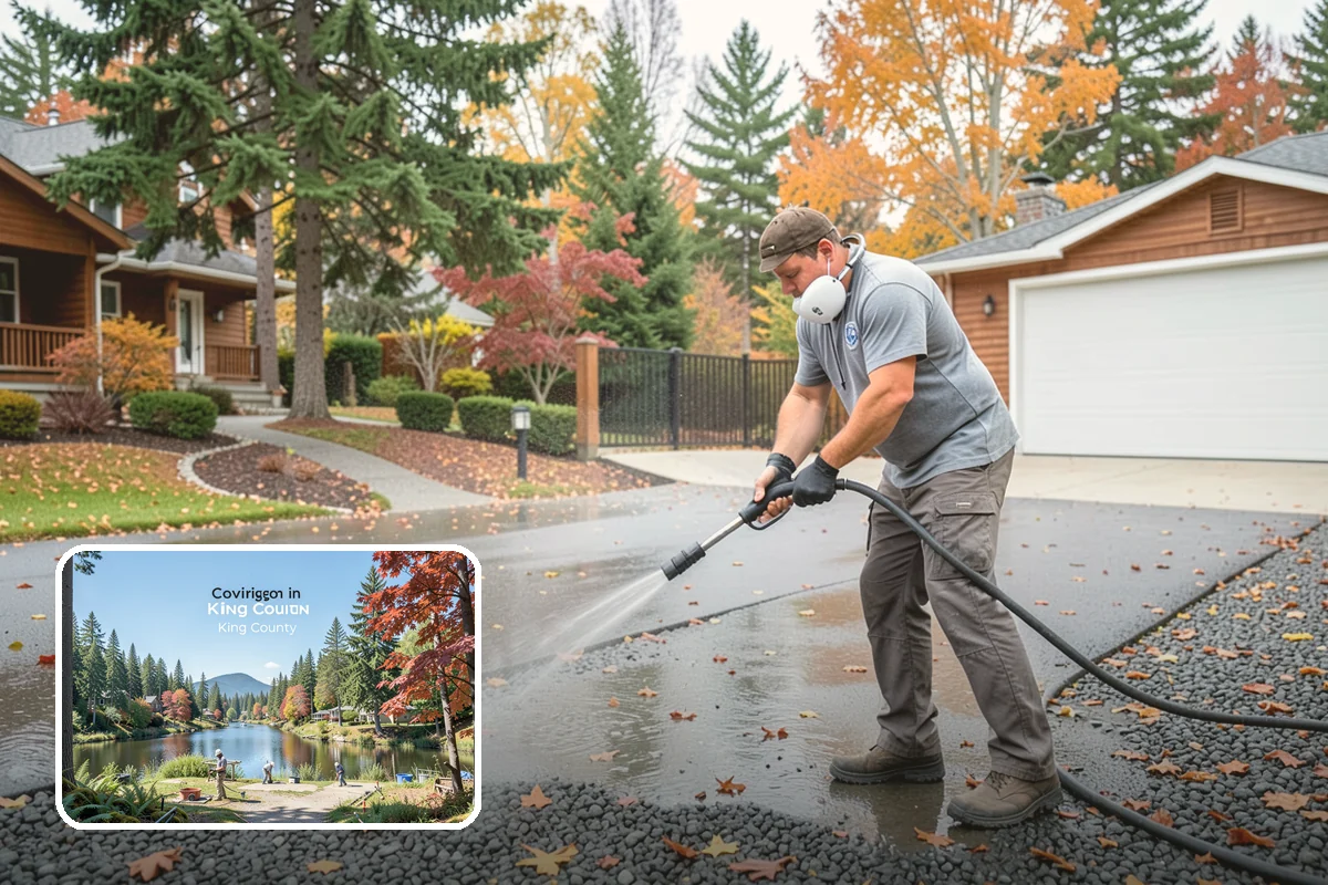 Deck Staining in Covington, King County, WA - Adds pigment that blocks UV fade and evens out board tone