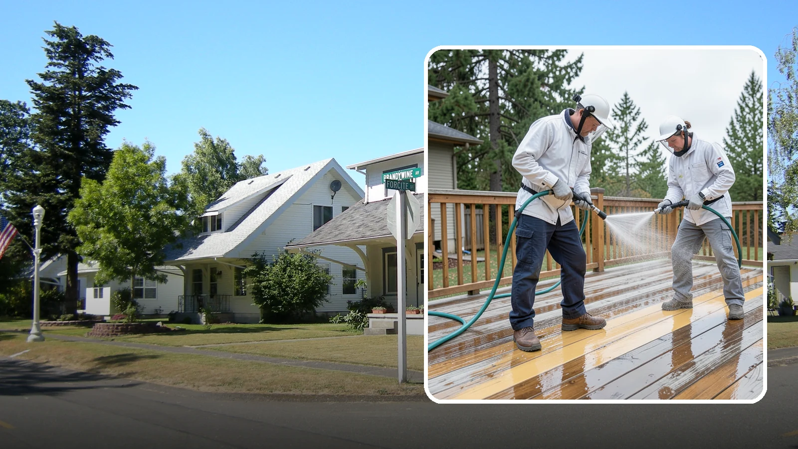 Deck Staining in DuPont, Pierce County, WA - Full-color and semi-transparent deck staining that restores warmth and adds durable, UV- and moisture-resistant protection to...
