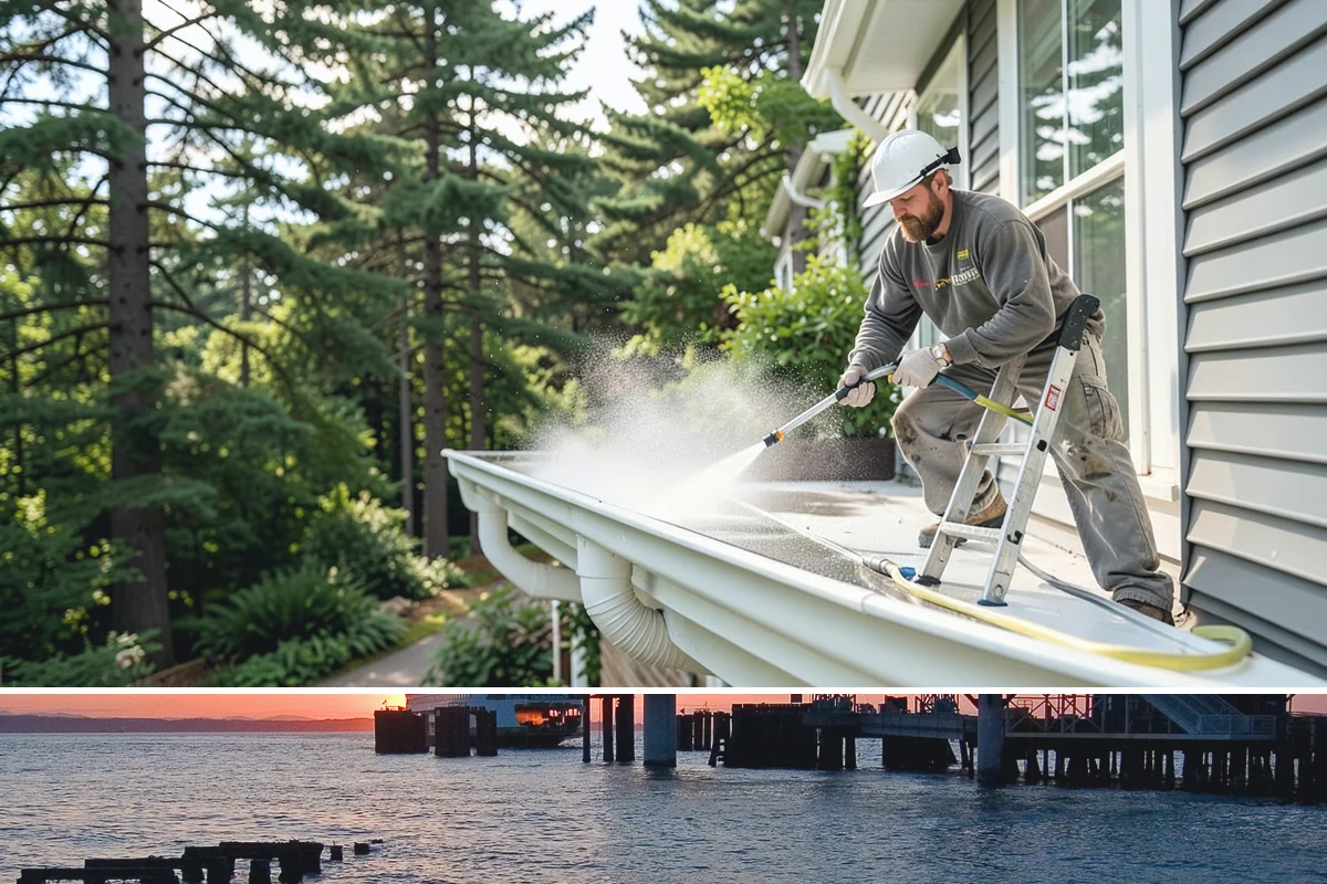 Deck Staining in Edmonds, Snohomish County, WA - Apply deck stain during a warm, dry summer window so each coat can flash off and cure without dew or rain interference.