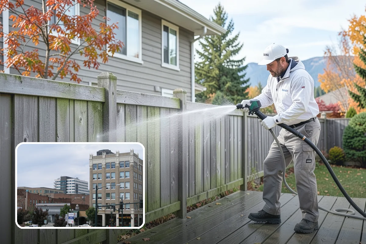 Deck Staining in Everett, Snohomish County, WA - Adds pigment that blocks UV fade and evens out board tone