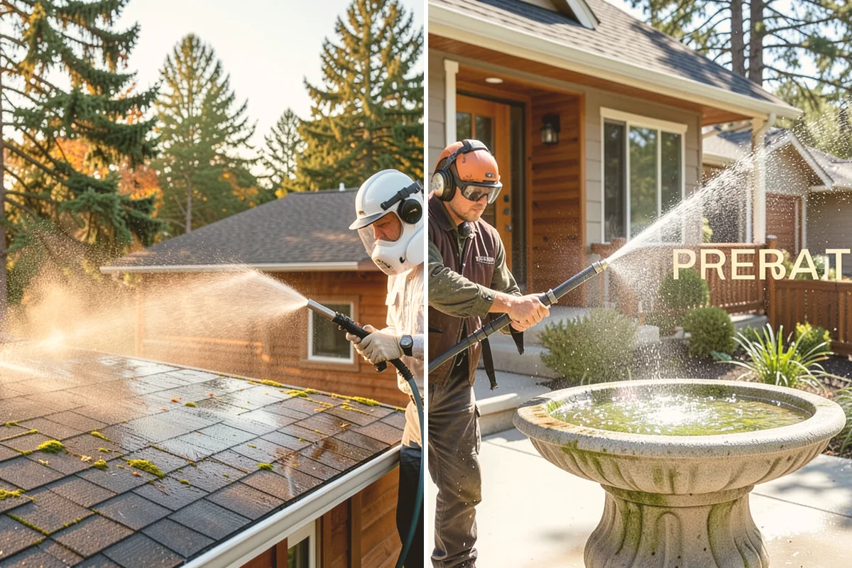 Deck Staining in Fife, Pierce County, WA - Strip old coatings or clean and dull the existing finish