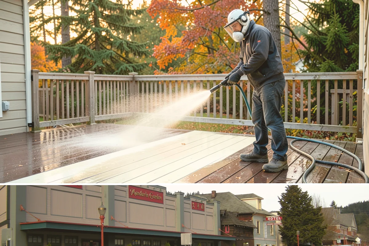 Deck Staining in Issaquah, King County, WA - Apply deck stain during a warm, dry summer window so each coat can flash off and cure without dew or rain interference.