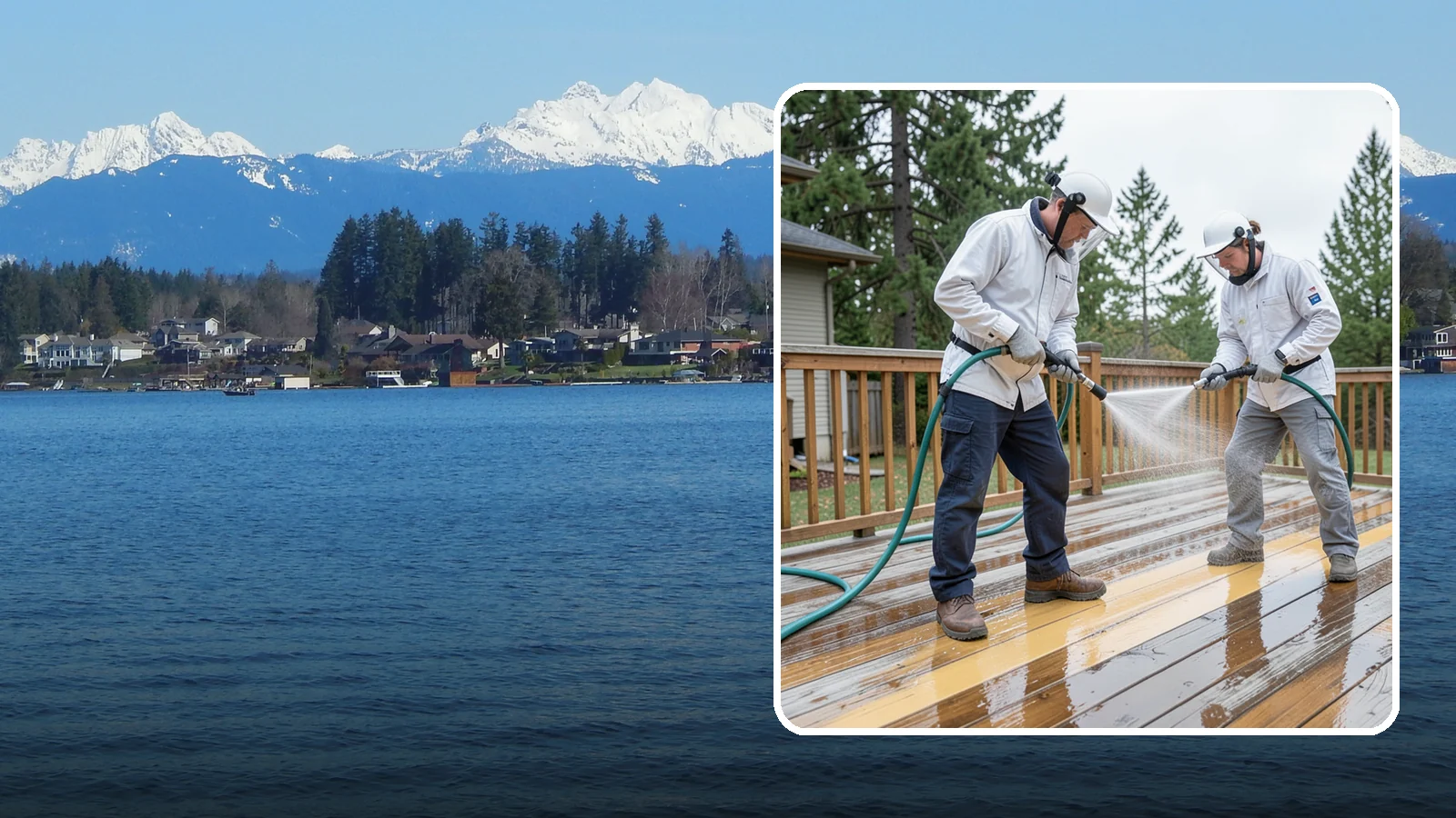 Deck Staining in Lake Stevens, Snohomish County, WA - Full-color and semi-transparent deck staining that restores warmth and adds durable, UV- and moisture-resistant protection to...