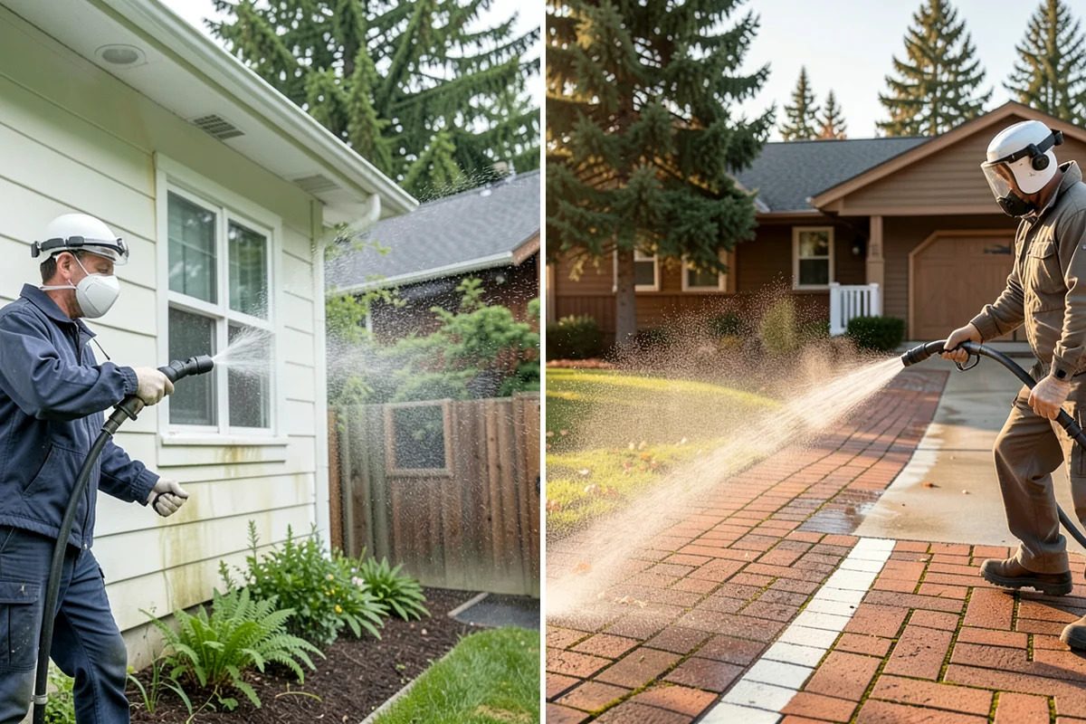 Deck Staining in Maple Valley, King County, WA - Strip old coatings or clean and dull the existing finish