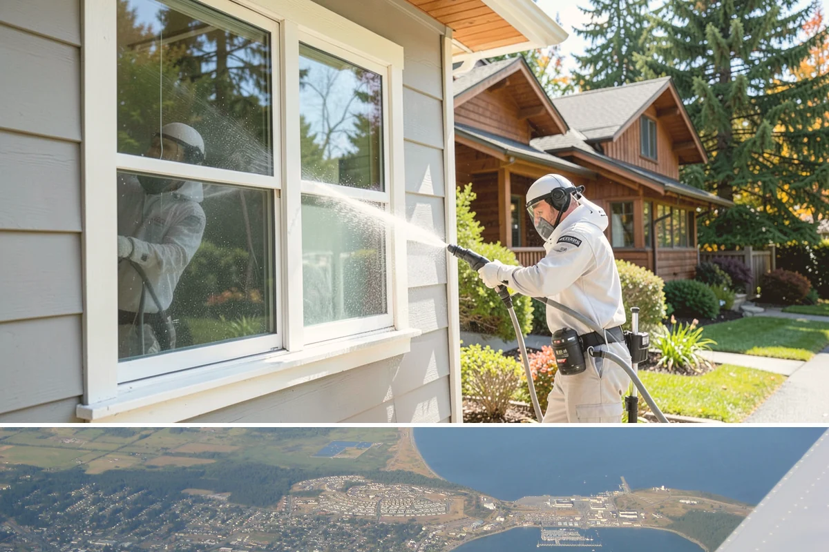 Deck Staining in Oak Harbor, Island County, WA - Apply deck stain during a warm, dry summer window so each coat can flash off and cure without dew or rain interference.
