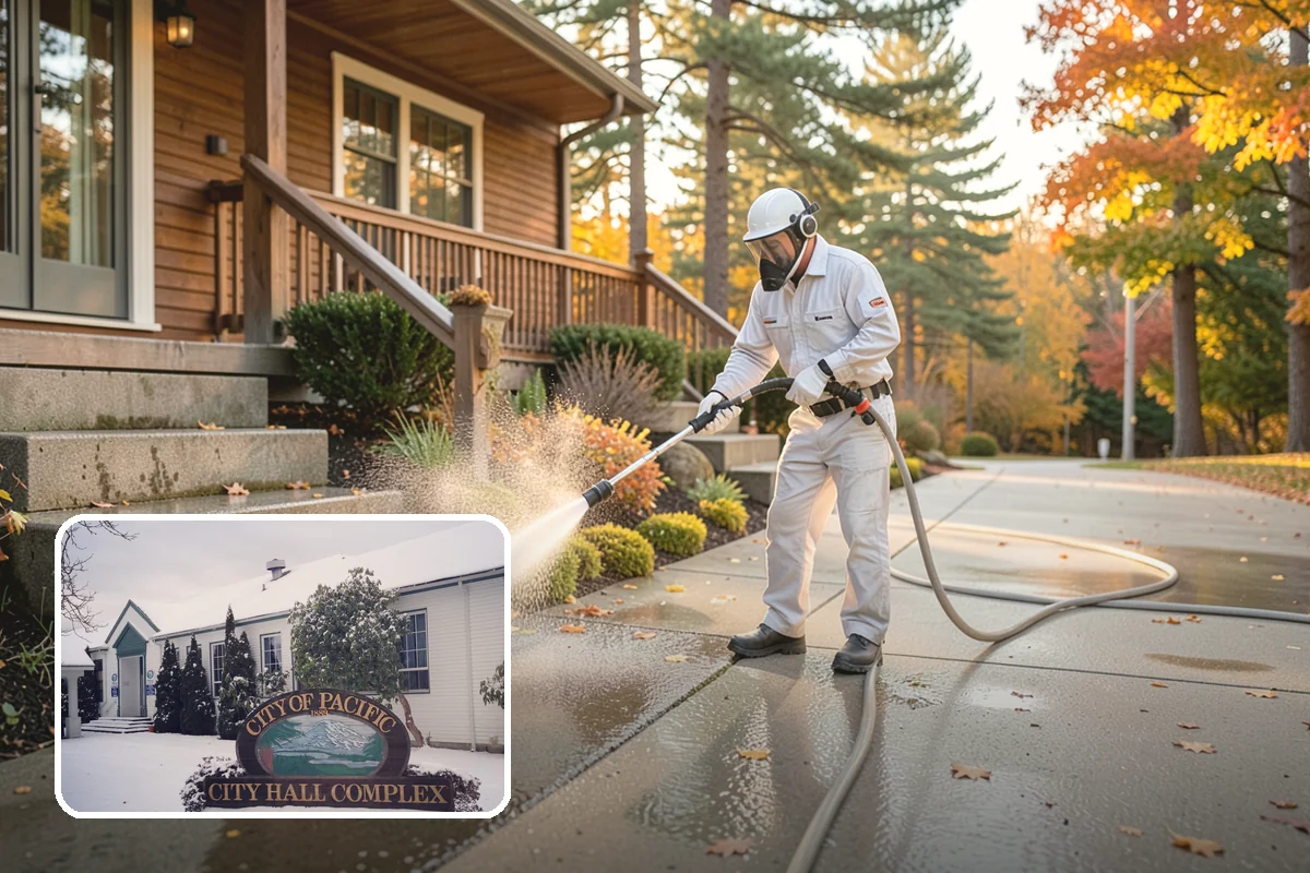 Deck Staining in Pacific, King County, WA - Adds pigment that blocks UV fade and evens out board tone