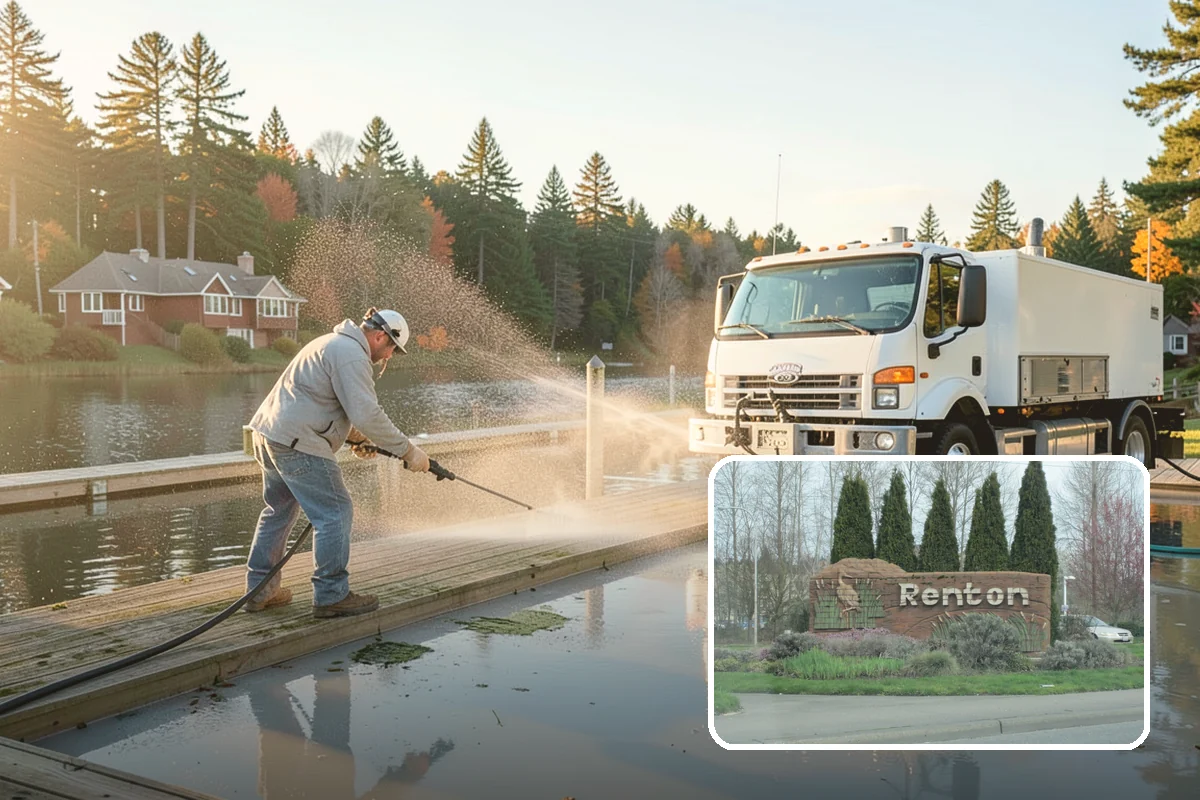 Deck Staining in Renton, King County, WA - Adds pigment that blocks UV fade and evens out board tone