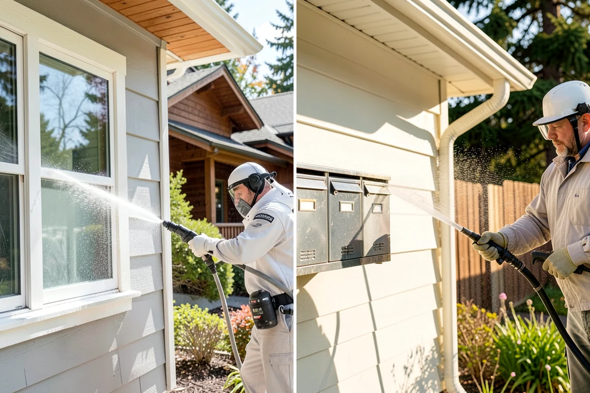 Deck Staining in SeaTac, King County, WA - Strip old coatings or clean and dull the existing finish