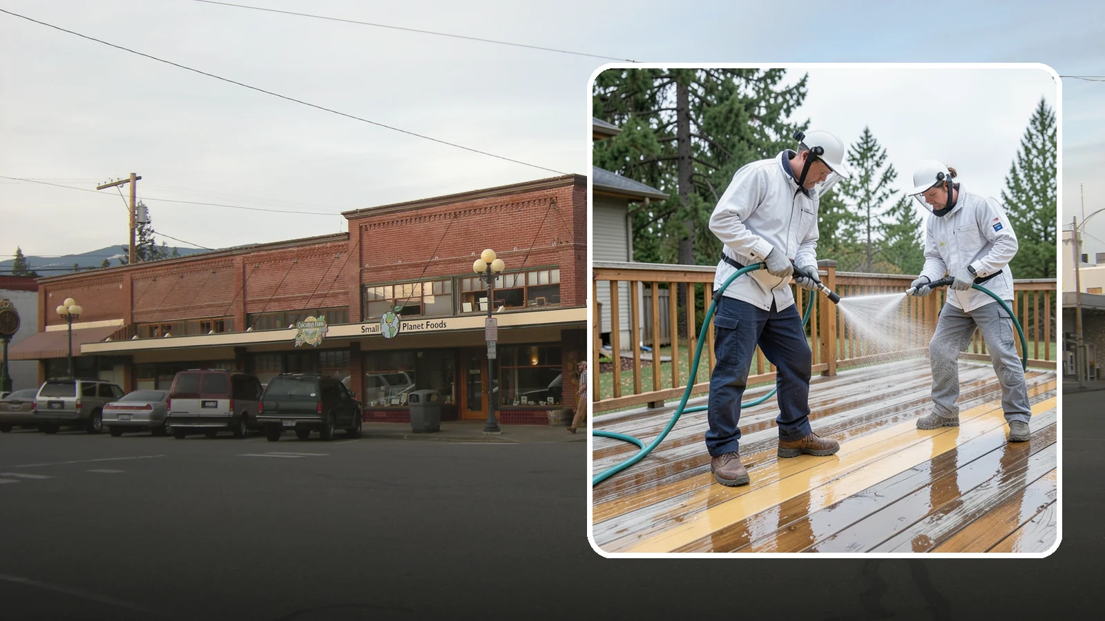 Deck Staining in Sedro-Woolley, Skagit County, WA - Full-color and semi-transparent deck staining that restores warmth and adds durable, UV- and moisture-resistant protection to...