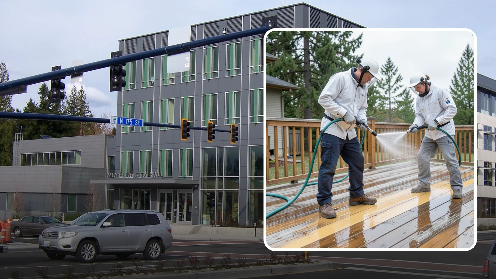 Deck Staining in Shoreline, King County, WA - Full-color and semi-transparent deck staining that restores warmth and adds durable, UV- and moisture-resistant protection to...