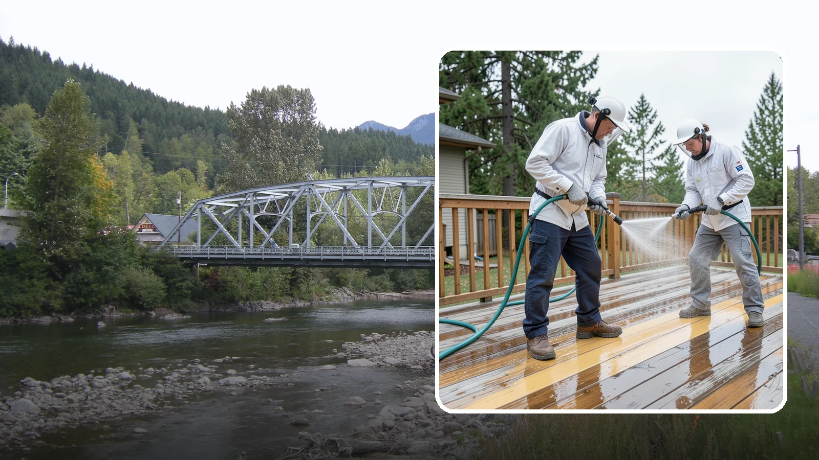 Deck Staining in Skykomish, King County, WA - Full-color and semi-transparent deck staining that restores warmth and adds durable, UV- and moisture-resistant protection to...