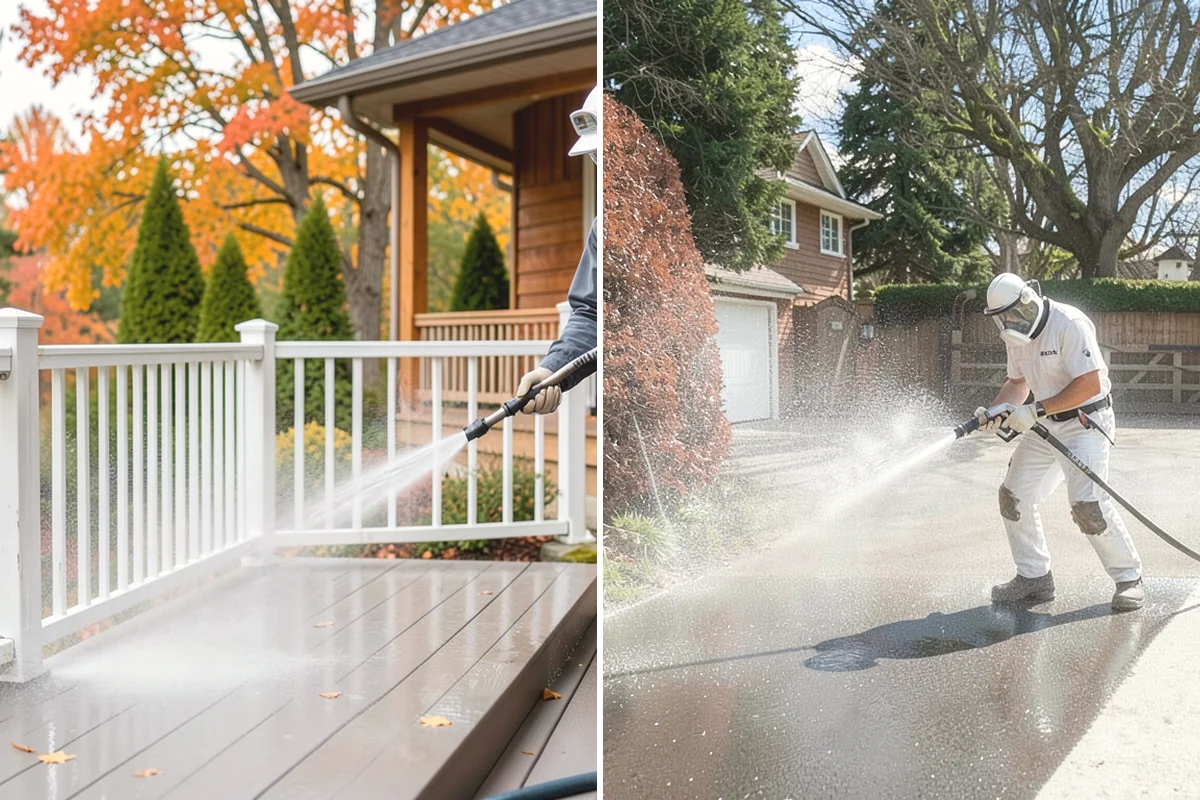 Deck Staining in Tacoma, Pierce County, WA - Strip old coatings or clean and dull the existing finish