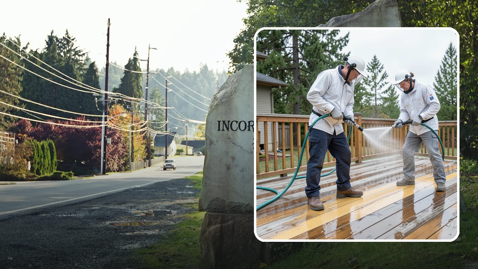 Deck Staining in Wilkeson, Pierce County, WA - Full-color and semi-transparent deck staining that restores warmth and adds durable, UV- and moisture-resistant protection to...