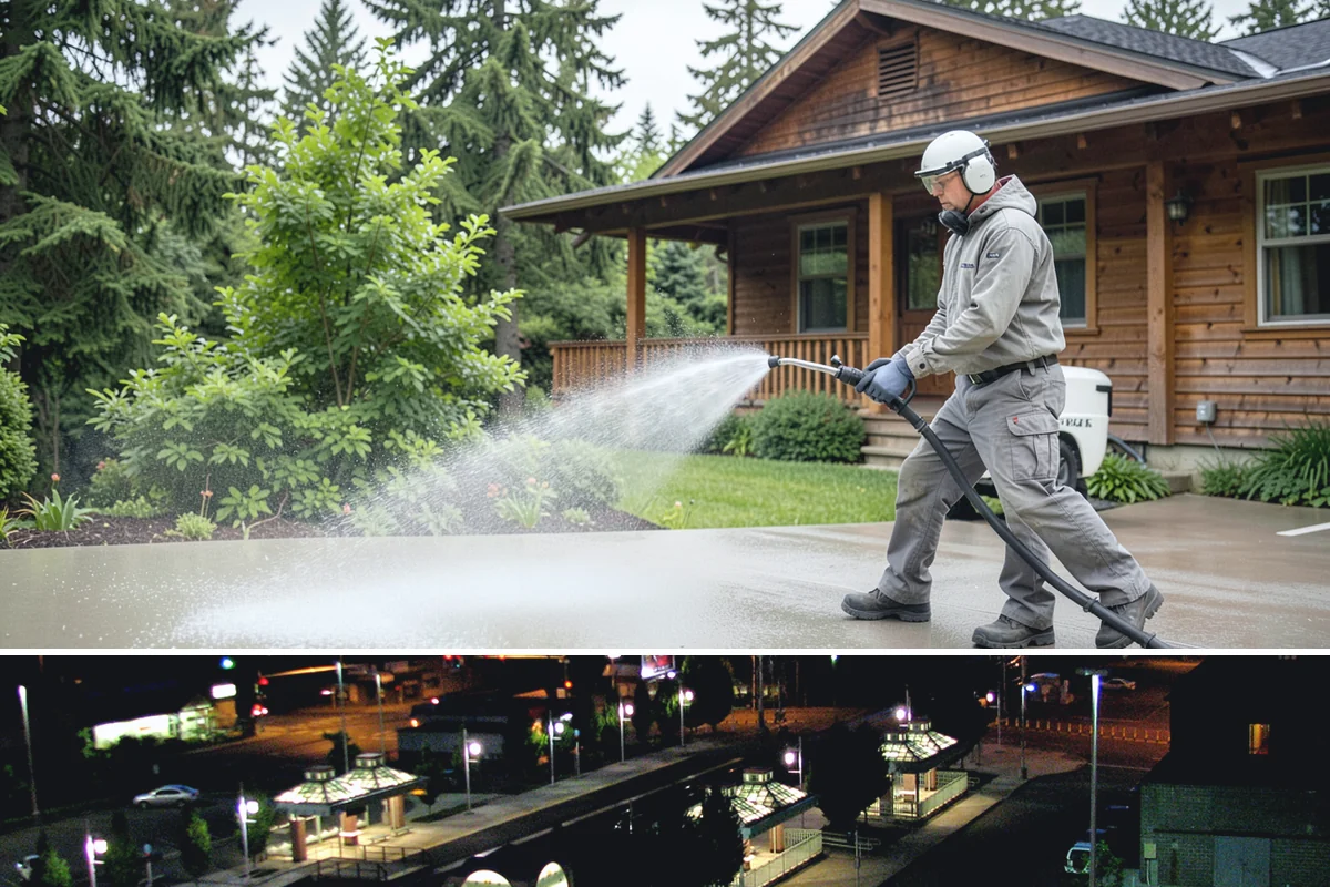 Deck Stair Cleaning in Auburn, King County, WA - Clean deck stairs before the fall rains so footing stays safe through winter.