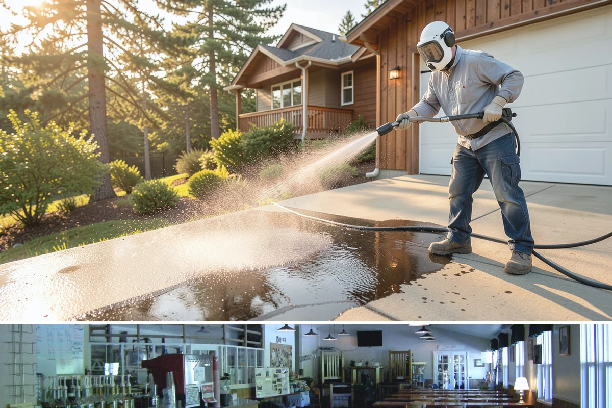 Deck Stair Cleaning in Black Diamond, King County, WA - Clean deck stairs before the fall rains so footing stays safe through winter.
