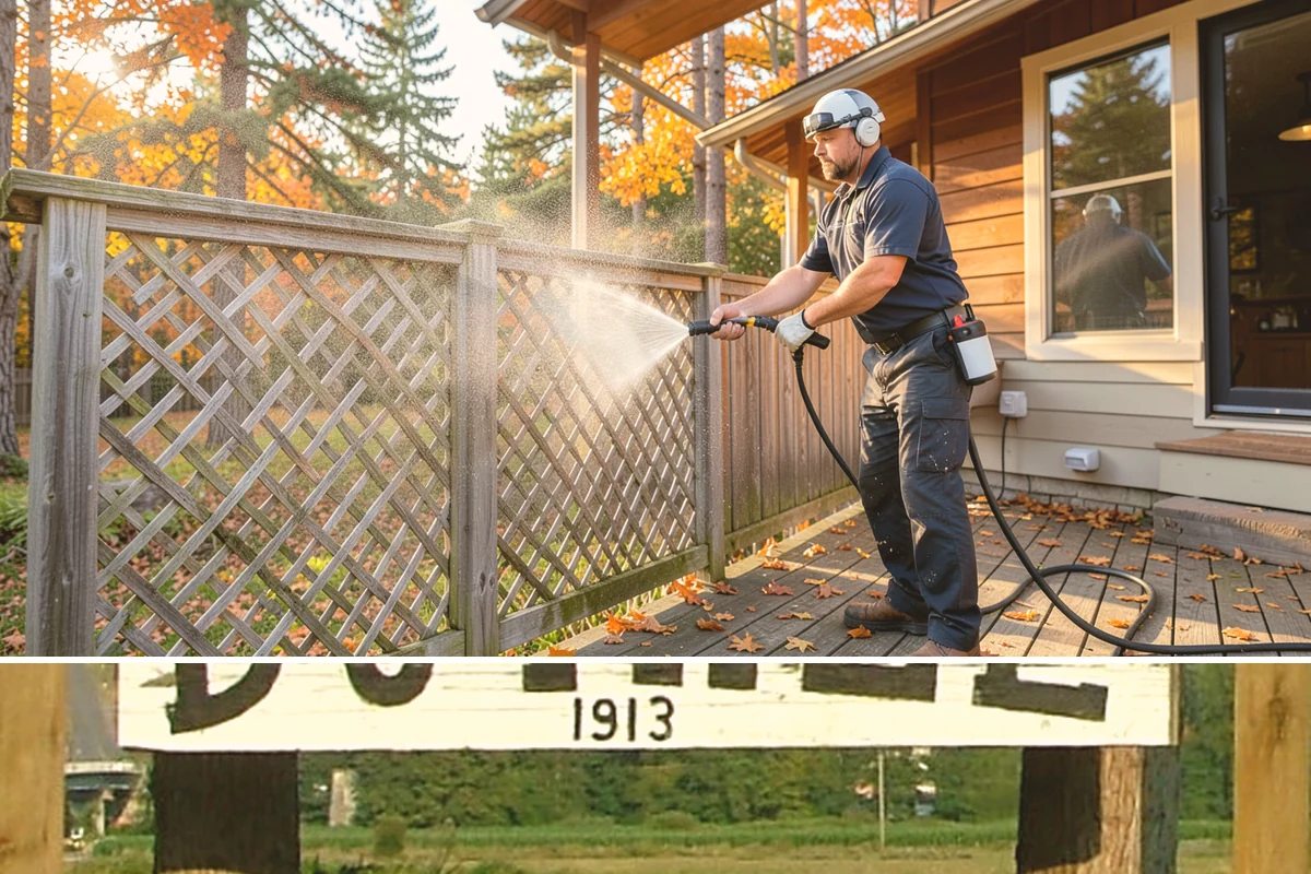 Deck Stair Cleaning in Duvall, King County, WA - Clean deck stairs before the fall rains so footing stays safe through winter.