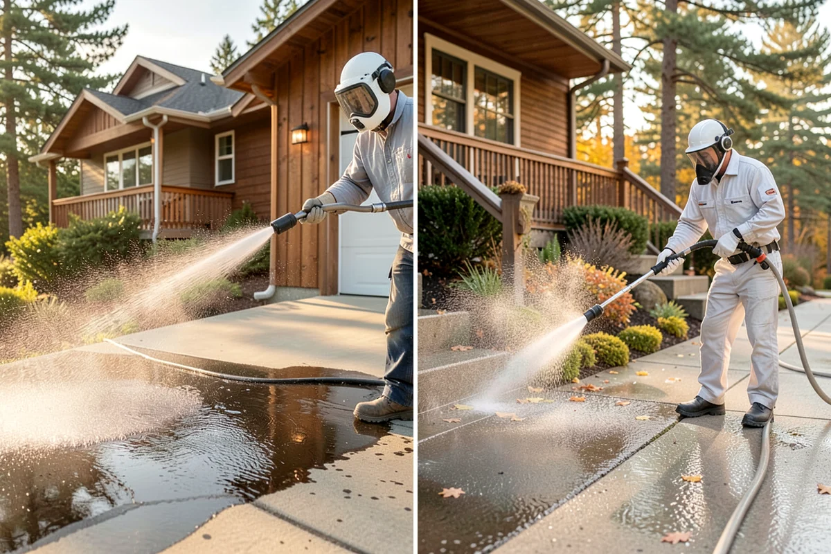 Deck Stair Cleaning in Federal Way, King County, WA - Clear the stairs and protect surroundings