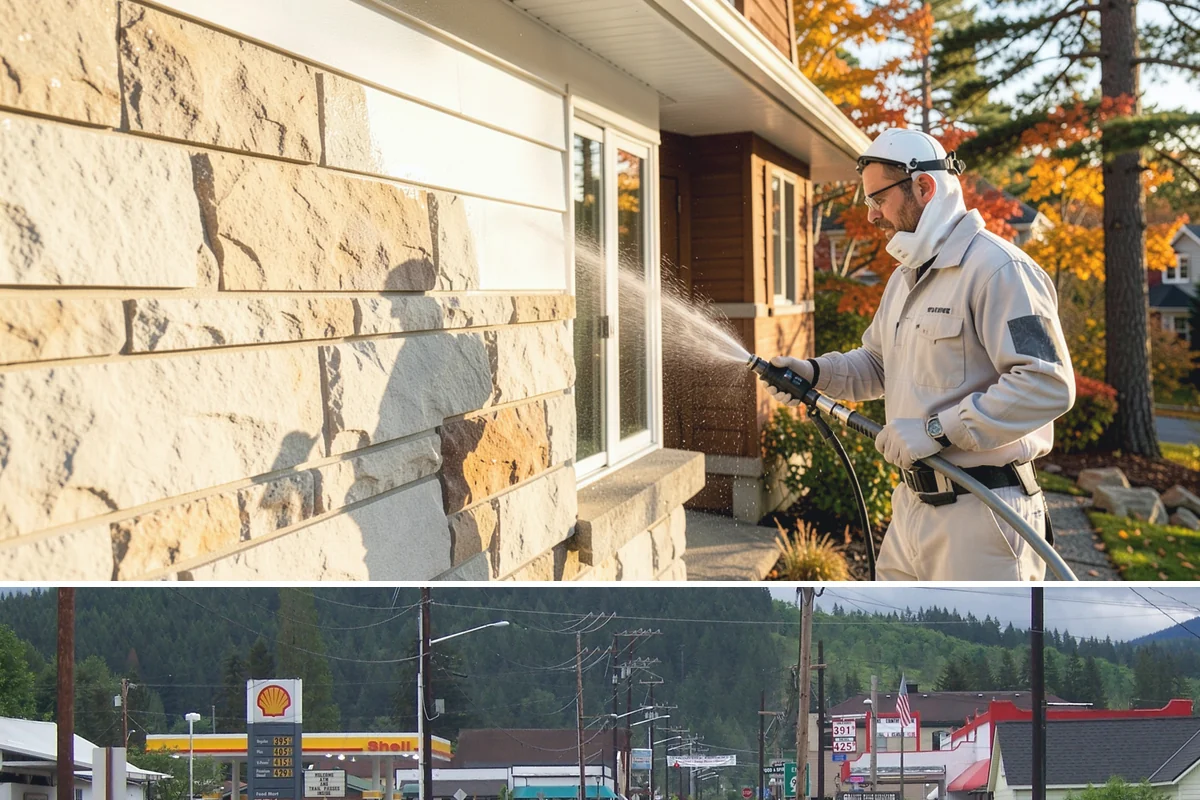 Deck Stair Cleaning in Granite Falls, Snohomish County, WA - Clean deck stairs before the fall rains so footing stays safe through winter.