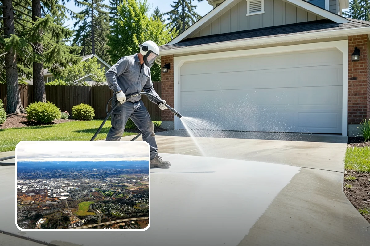 Deck Stair Cleaning in Kent, King County, WA - Removes the slick growth from deck treads