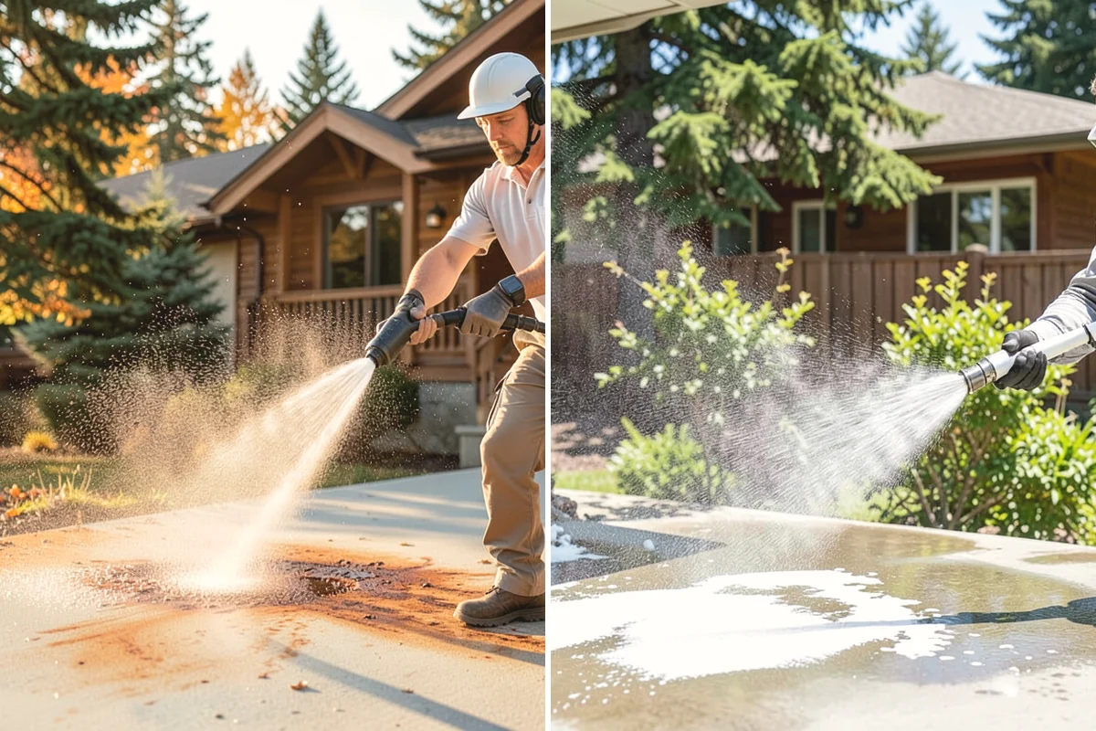 Deck Stair Cleaning in Mercer Island, King County, WA - Clear the stairs and protect surroundings