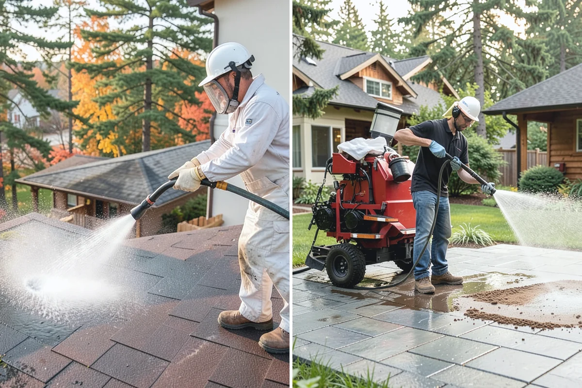 Deck Stair Cleaning in Skykomish, King County, WA - Clear the stairs and protect surroundings