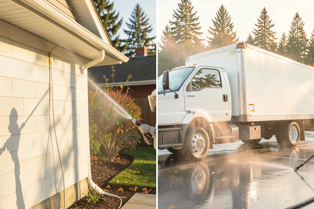 Deck Stair Cleaning in Snohomish, Snohomish County, WA - Clear the stairs and protect surroundings