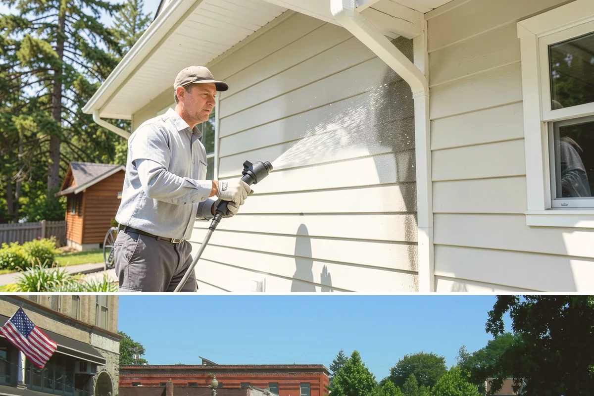 Deck Stair Cleaning in Snohomish, Snohomish County, WA - Clean deck stairs before the fall rains so footing stays safe through winter.