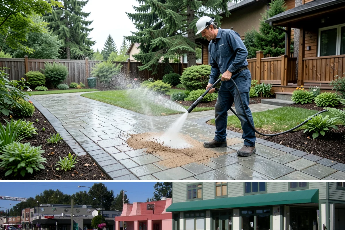 Deck Stair Cleaning in Snoqualmie, King County, WA - Clean deck stairs before the fall rains so footing stays safe through winter.