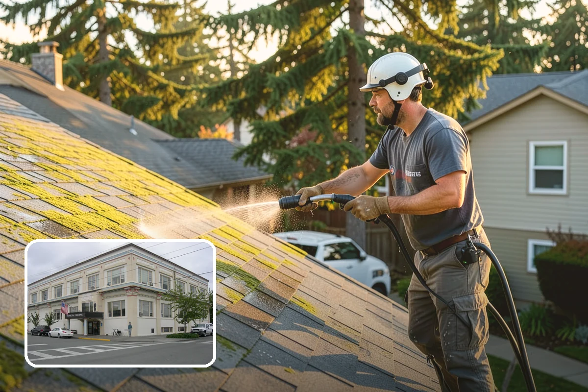 Deck Washing in Anacortes, Skagit County, WA - Lifts algae, mildew, and grey weathering