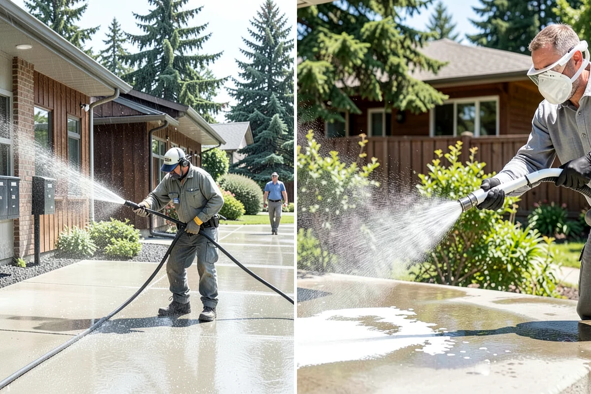 Deck Washing in Arlington, Snohomish County, WA - Clear the deck and protect nearby plants