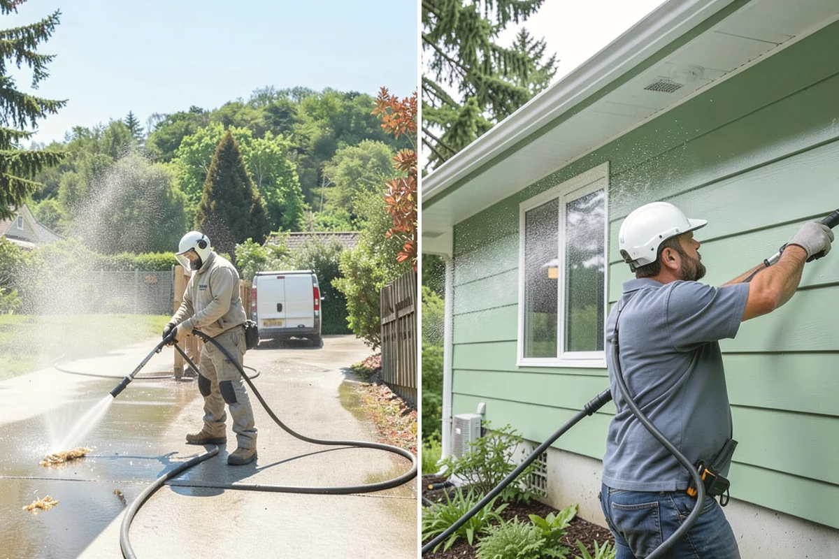 Deck Washing in Carbonado, Pierce County, WA - Clear the deck and protect nearby plants