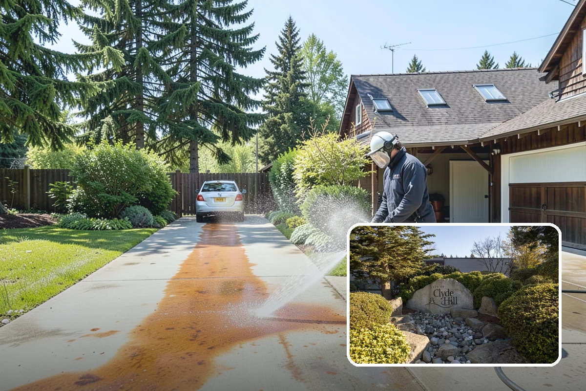 Deck Washing in Clyde Hill, King County, WA - Lifts algae, mildew, and grey weathering