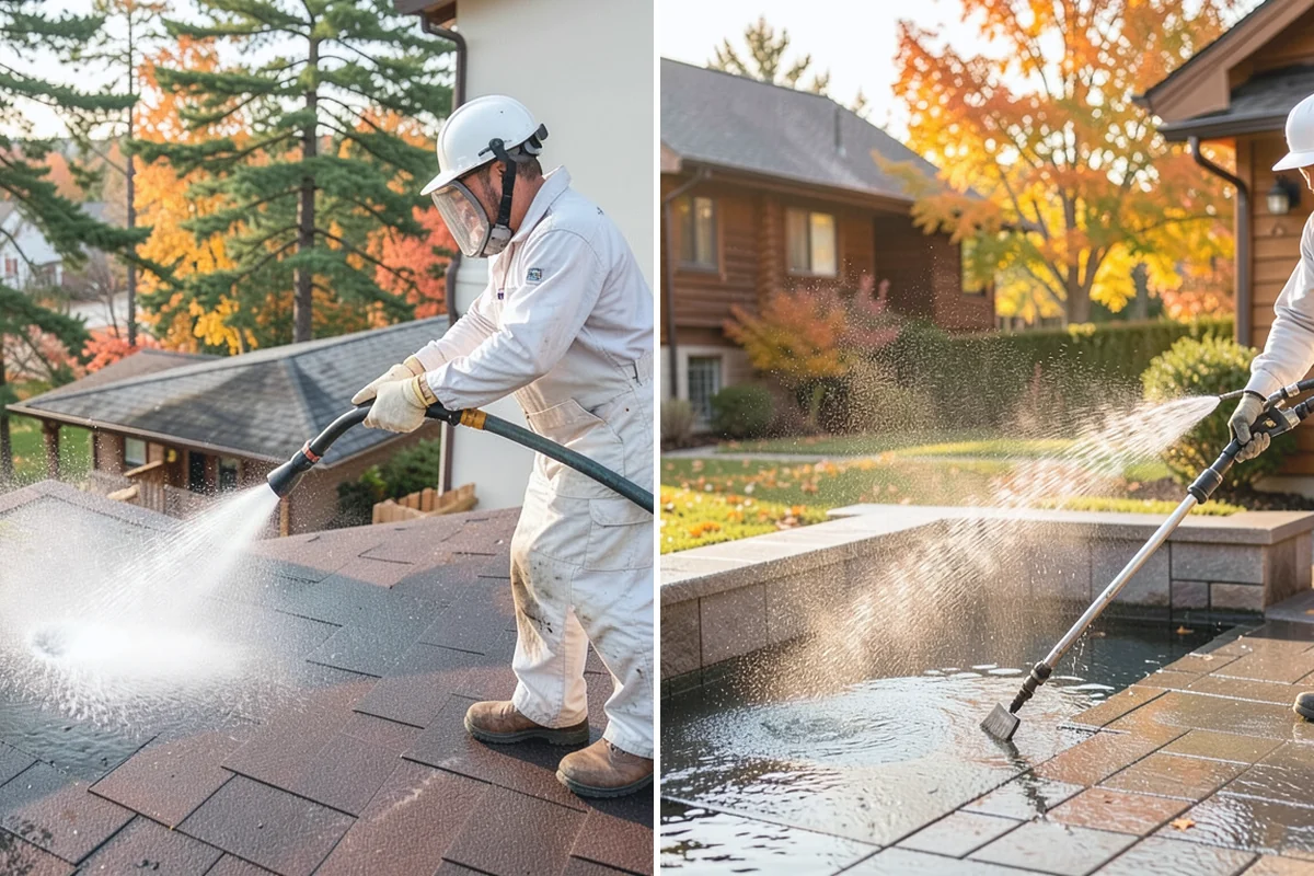 Deck Washing in Darrington, Snohomish County, WA - Clear the deck and protect nearby plants