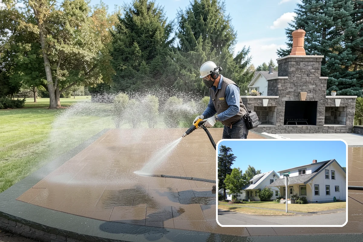 Deck Washing in DuPont, Pierce County, WA - Lifts algae, mildew, and grey weathering