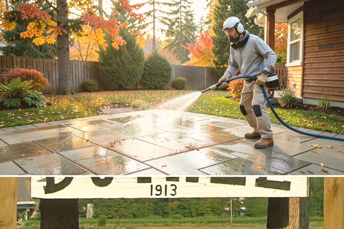 Deck Washing in Duvall, King County, WA - Wash decks in early summer so the wood can dry and take a finish before fall.