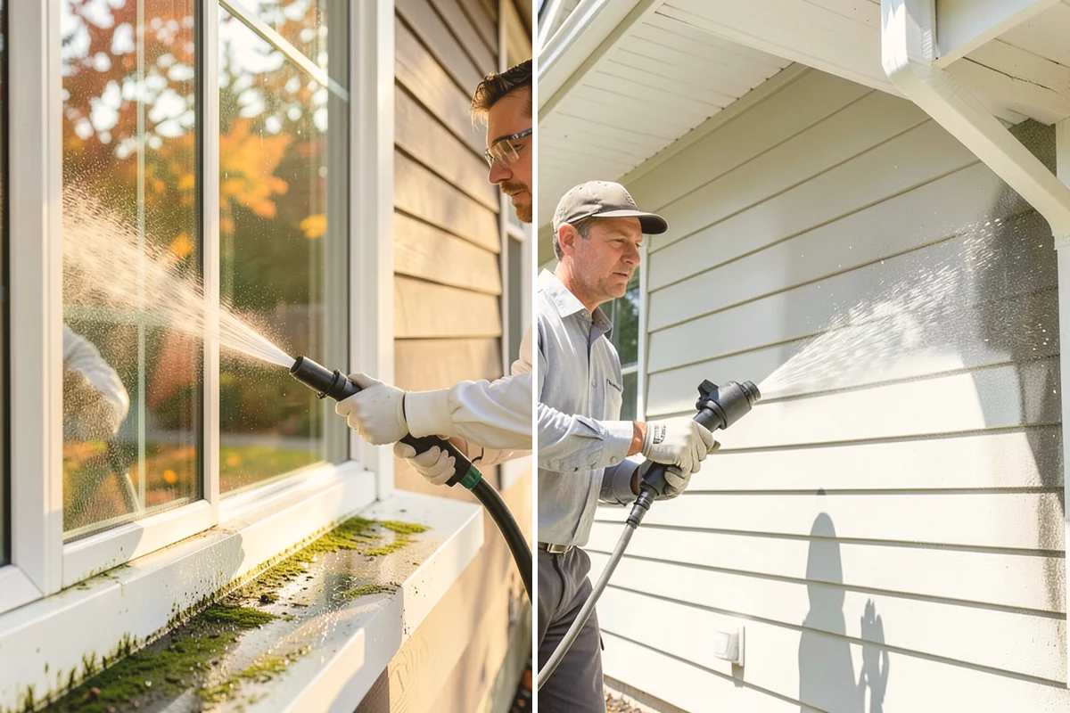 Deck Washing in Eatonville, Pierce County, WA - Clear the deck and protect nearby plants